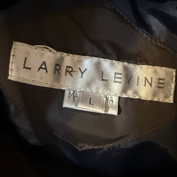 Larry Levine Dark Brown Hooded Puffer Coat - Picture 2 of 8